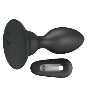 MR PLAY - Remote-Controlled Vibrating Anal Plug lll (Chargeable - Black)